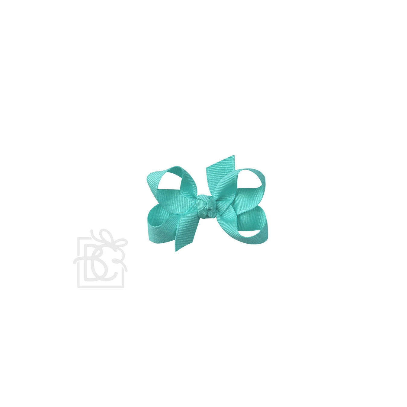 Small Bow in Aqua  - Doodlebug's Children's Boutique