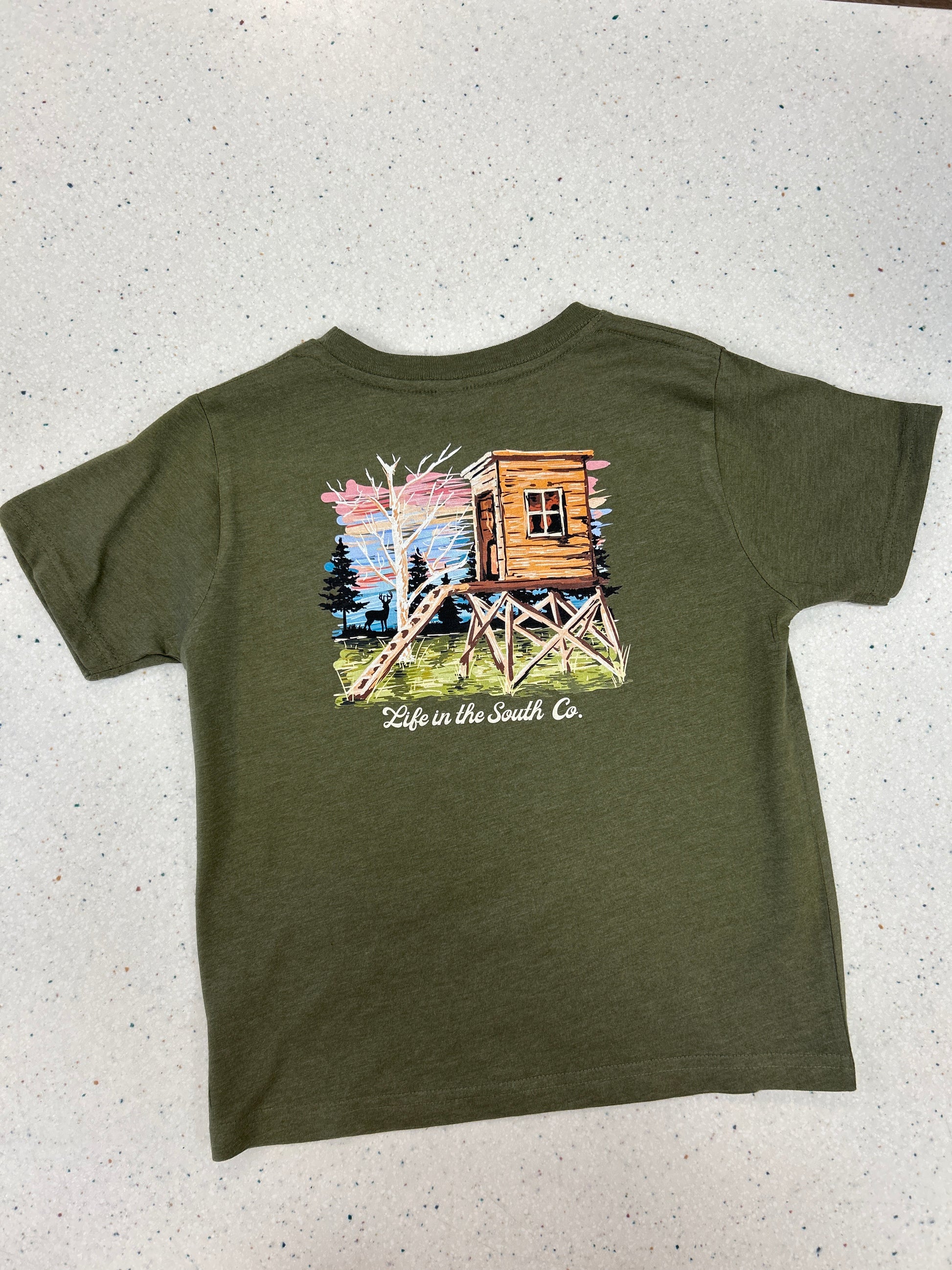 Deer Stand Shirt  - Doodlebug's Children's Boutique