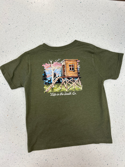 Deer Stand Shirt  - Doodlebug's Children's Boutique