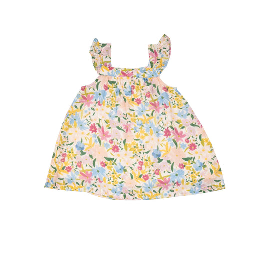 Sundress in Multi Floral  - Doodlebug's Children's Boutique