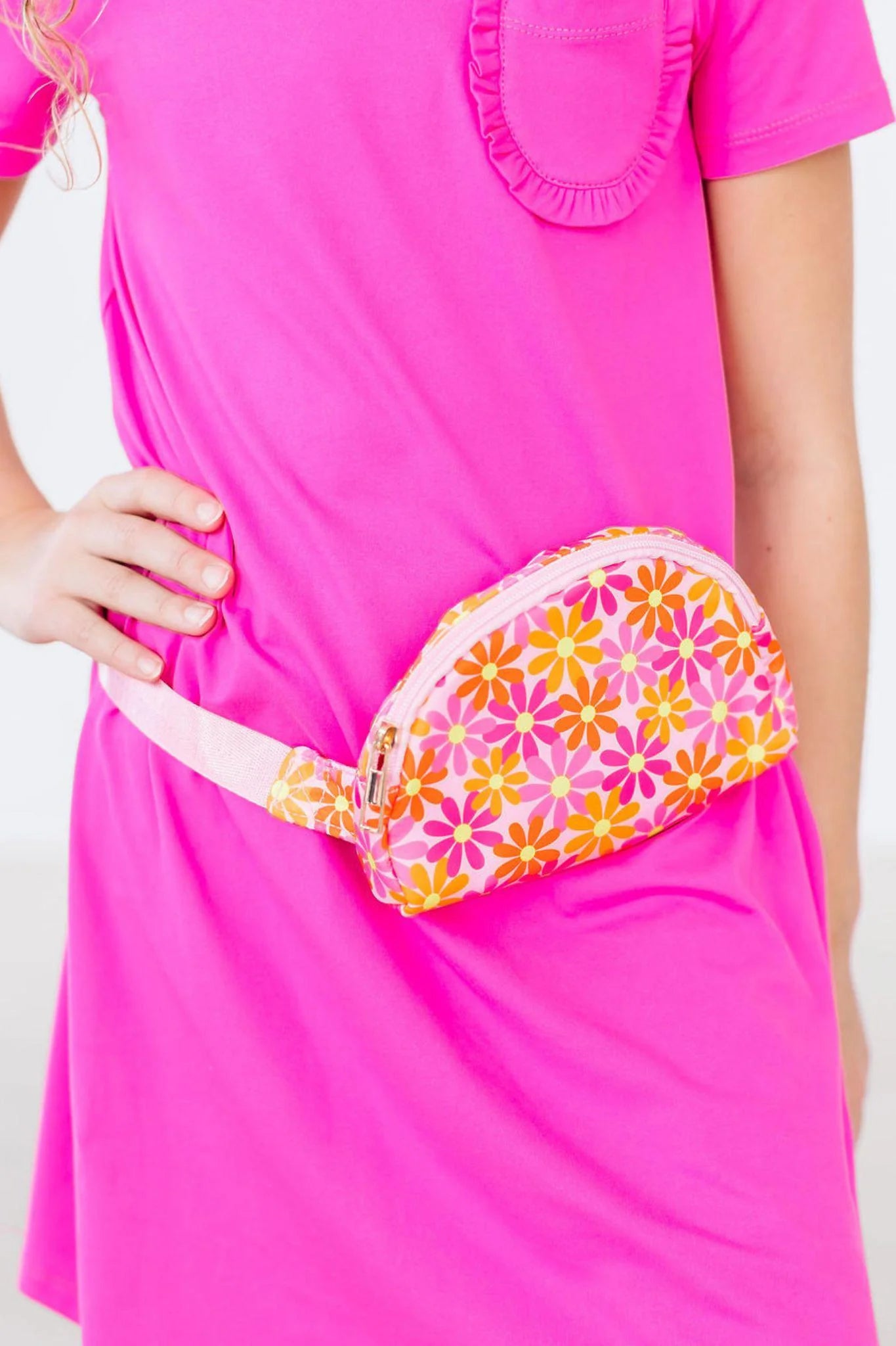 Retro Daisies Belt Bag  - Doodlebug's Children's Boutique