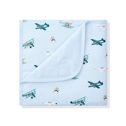 Baby Blanket in Take Off - Doodlebug's Children's Boutique
