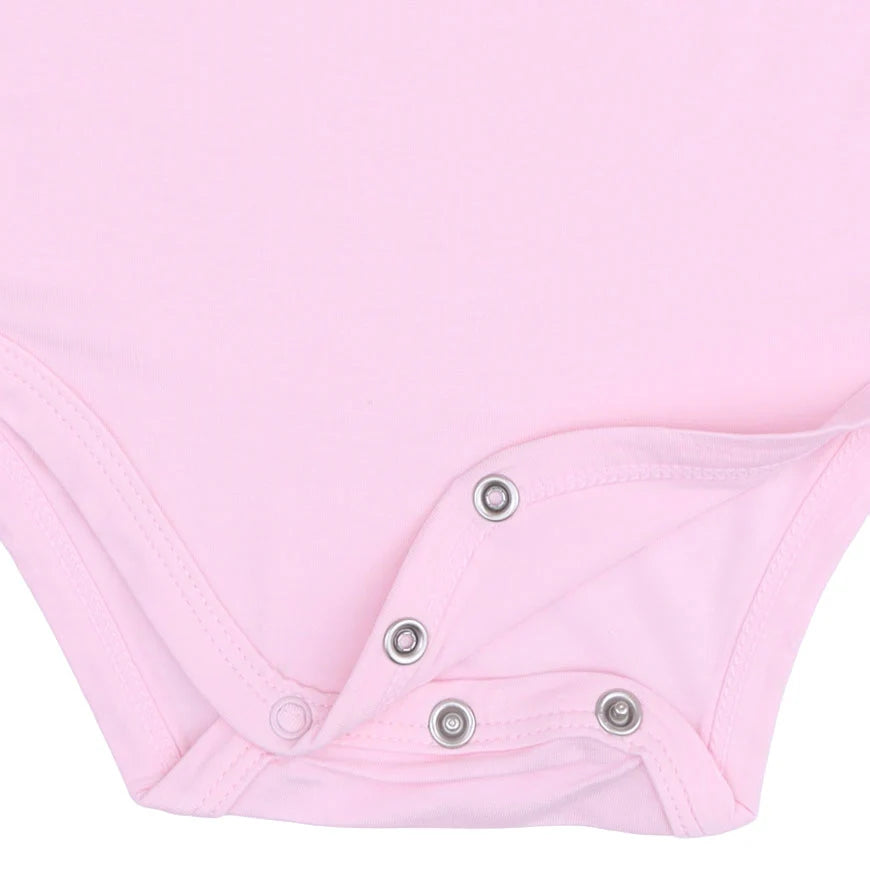 First Birthday Pink Long Sleeve Bodysuit - Doodlebug's Children's Boutique