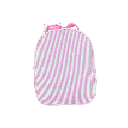 Pink Seersucker Gumdrop Lunch Box - Doodlebug's Children's Boutique