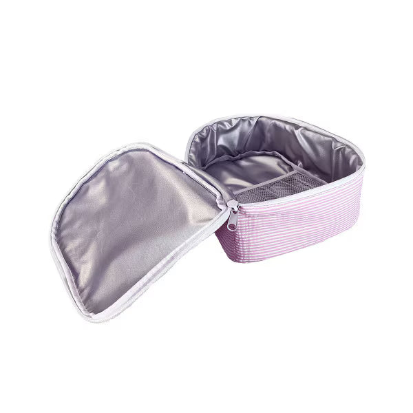 Pink Seersucker Gumdrop Lunch Box - Doodlebug's Children's Boutique