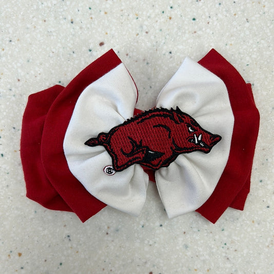 Arkansas Razorbacks Embroidered Headband  - Doodlebug's Children's Boutique