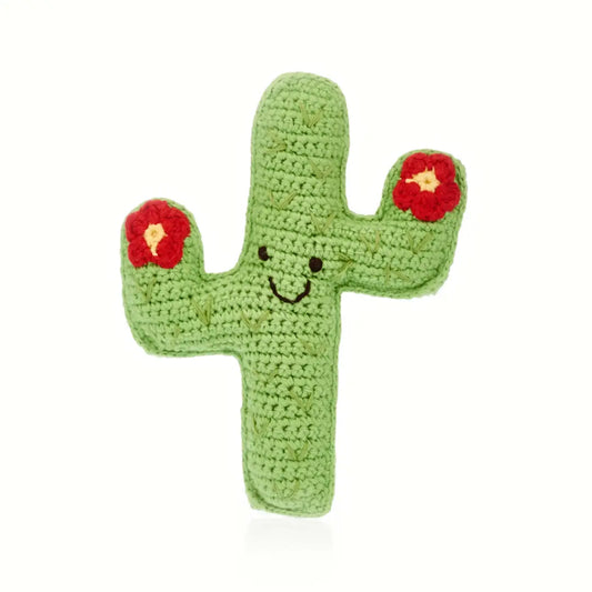 Plush Cactus Rattle  - Doodlebug's Children's Boutique