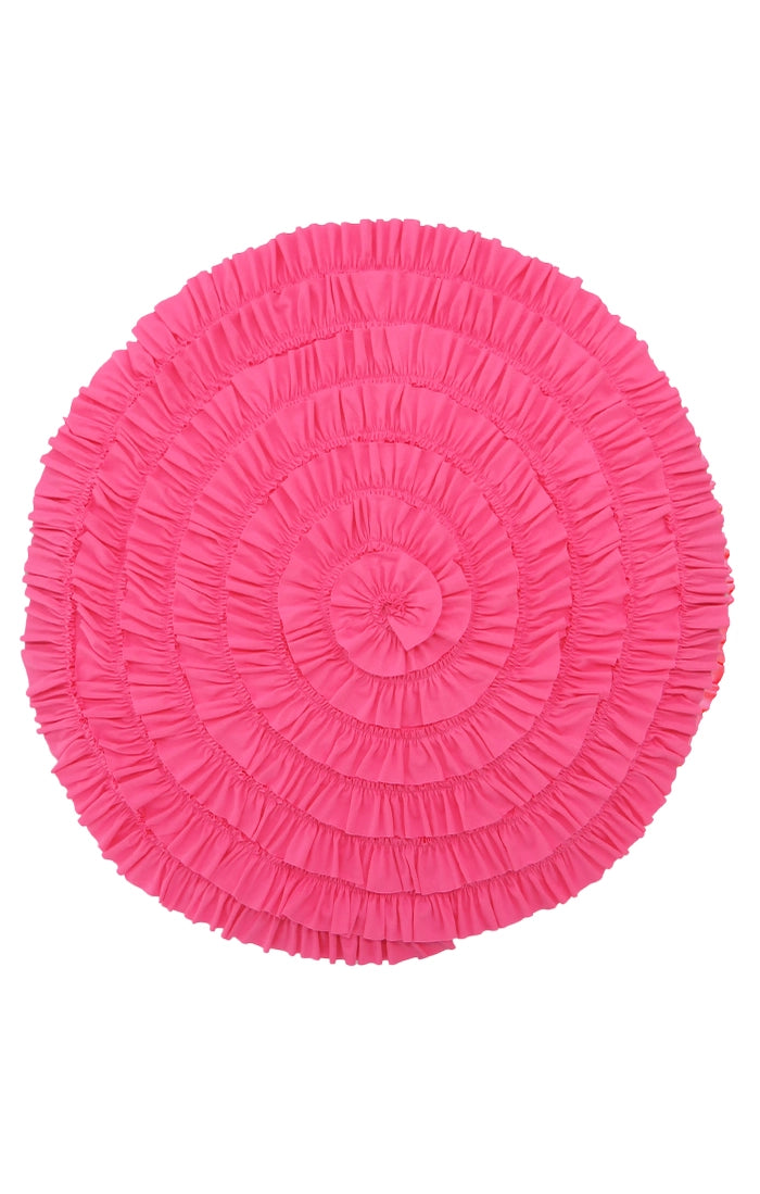 Rose Wrap Circular Blanket in Pink Lemonade - Doodlebug's Children's Boutique