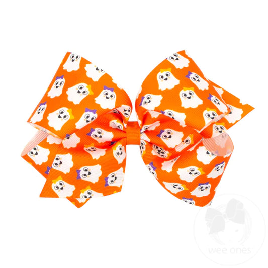 Ghost Print King Bow  - Doodlebug's Children's Boutique