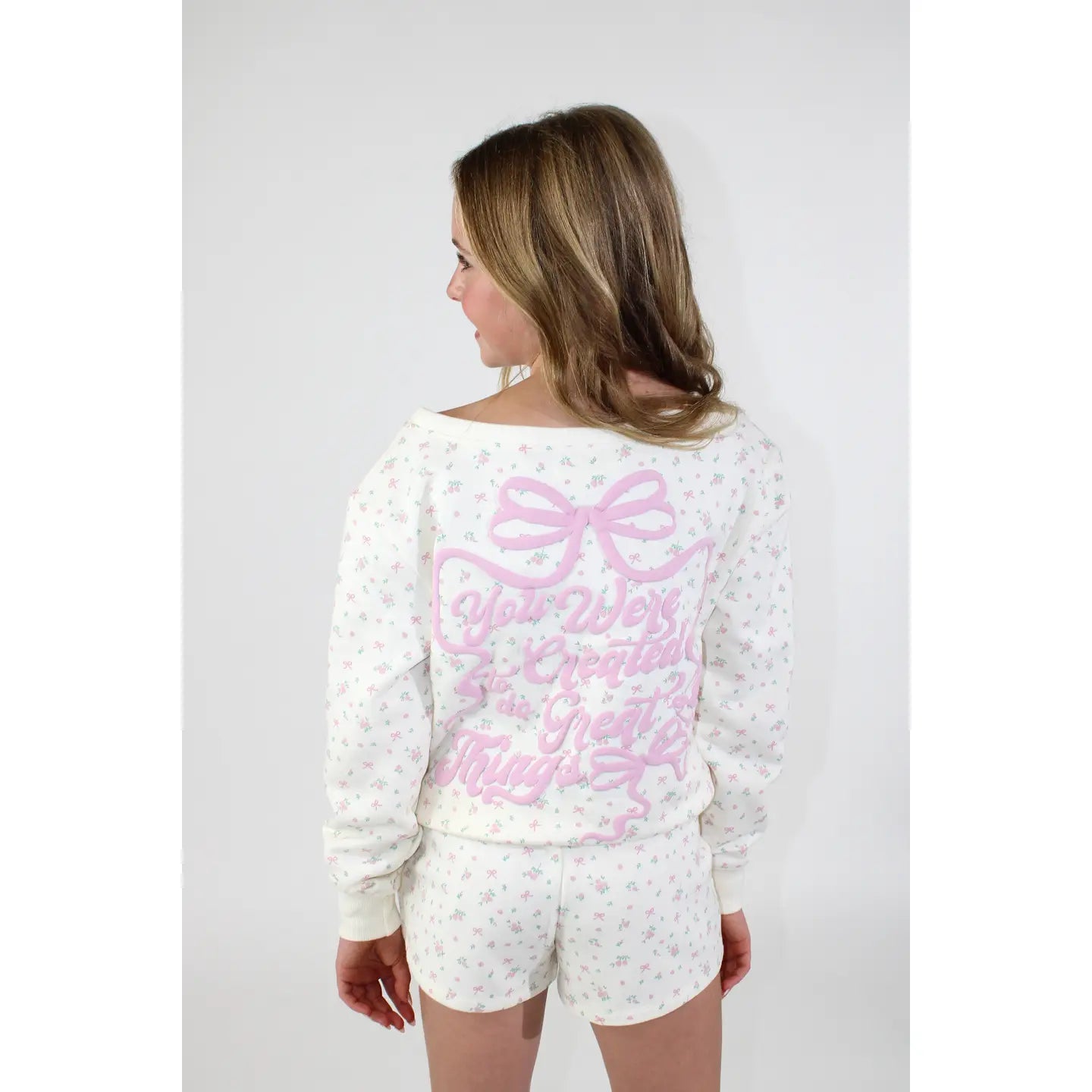 You Were Created for Great Things Sweatshirt - Doodlebug's Children's Boutique