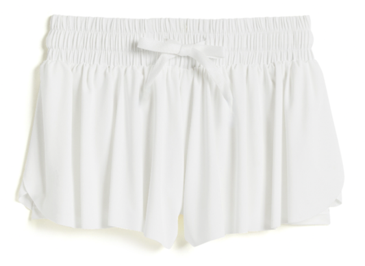 Fly Away Short in White  - Doodlebug's Children's Boutique