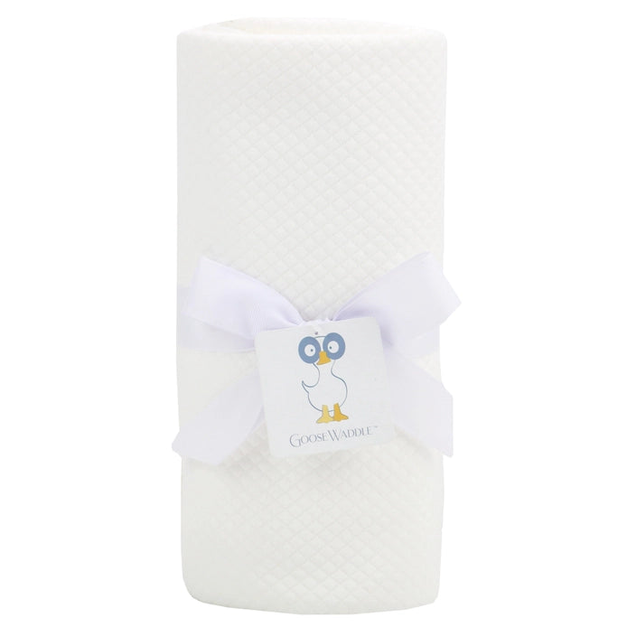 White Knit Blanket  - Doodlebug's Children's Boutique