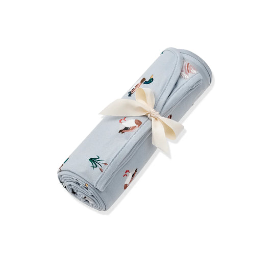 Swaddle Blanket in Mallard Duck - Doodlebug's Children's Boutique