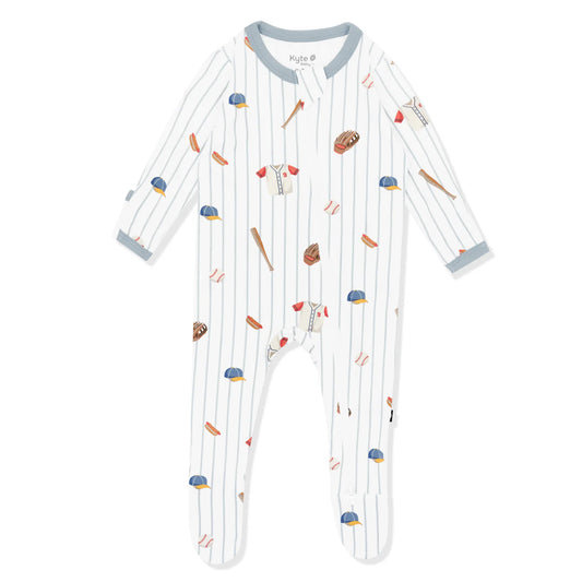 Zippered Footie in Home Run
