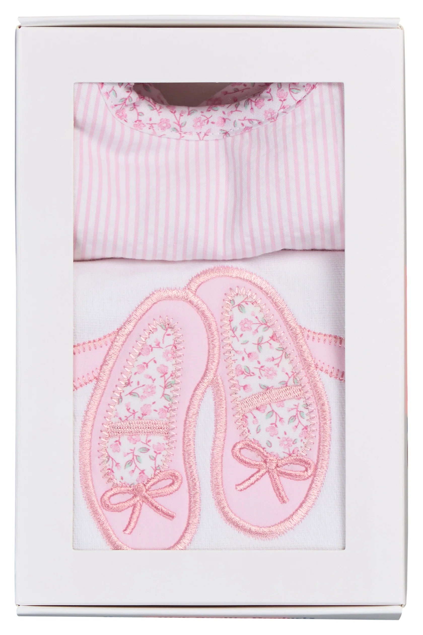 Ballet Bib & Burp Cloth Box Set - Doodlebug's Children's Boutique