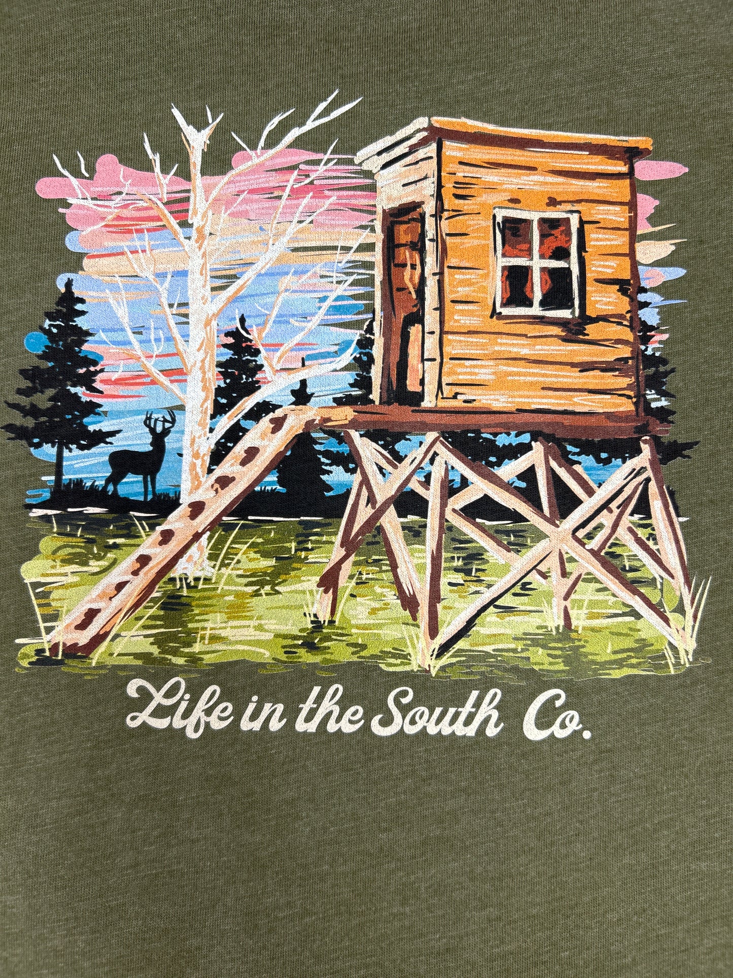 Deer Stand Shirt  - Doodlebug's Children's Boutique