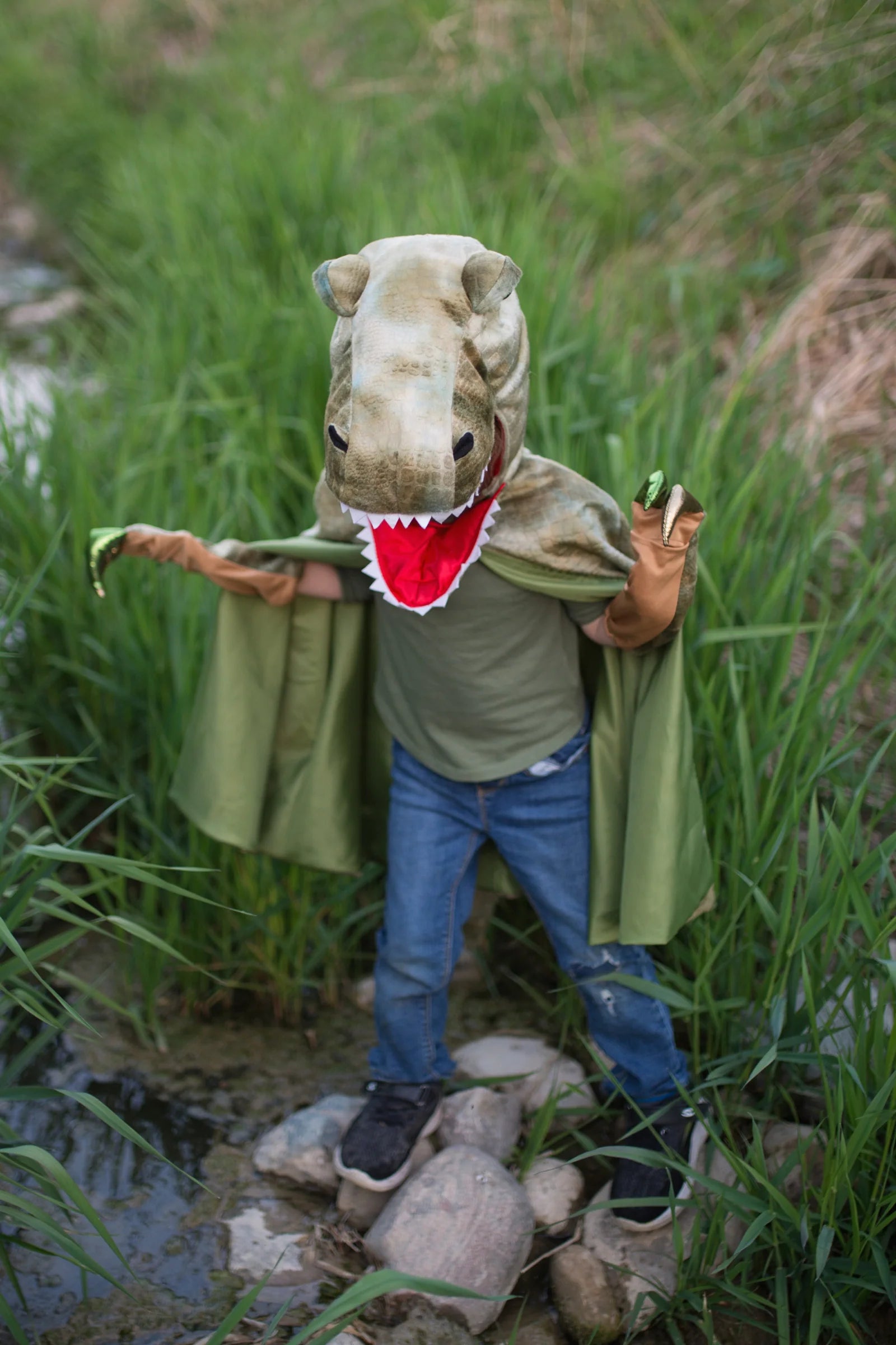 Grandasaurus T-Rex Cape with Claws  - Doodlebug's Children's Boutique