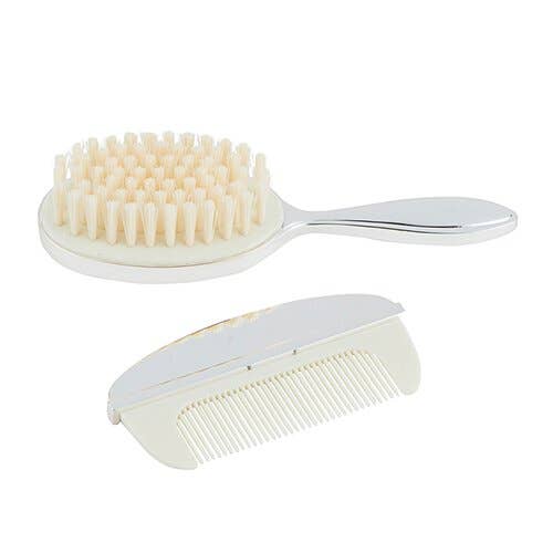 Keepsake Silver Brush & Comb - Doodlebug's Children's Boutique