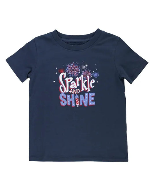 Sparkle & Shine Graphic Tee  - Doodlebug's Children's Boutique