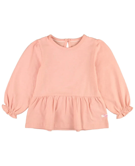 French Rose Puff Sleeve Top  - Doodlebug's Children's Boutique