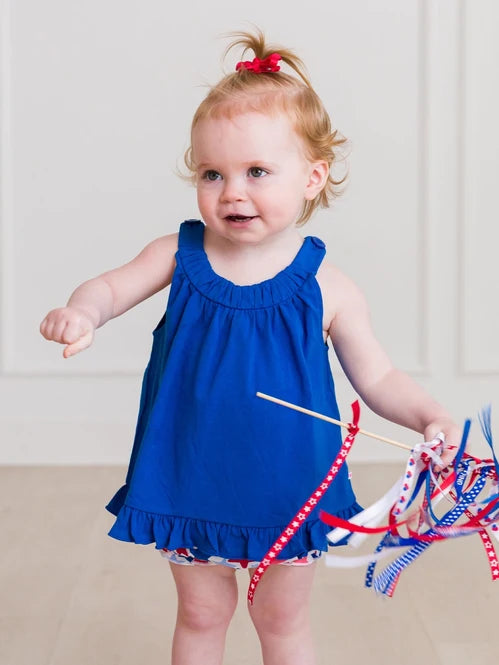 Star Spangled Knit Swing Top and Bloomer Set - Doodlebug's Children's Boutique