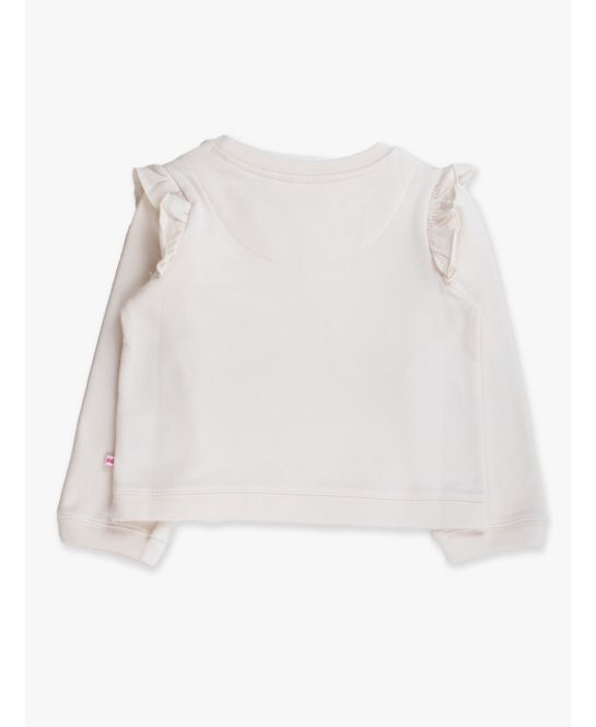 Ivory Flutter Sweatshirt - Doodlebug's Children's Boutique