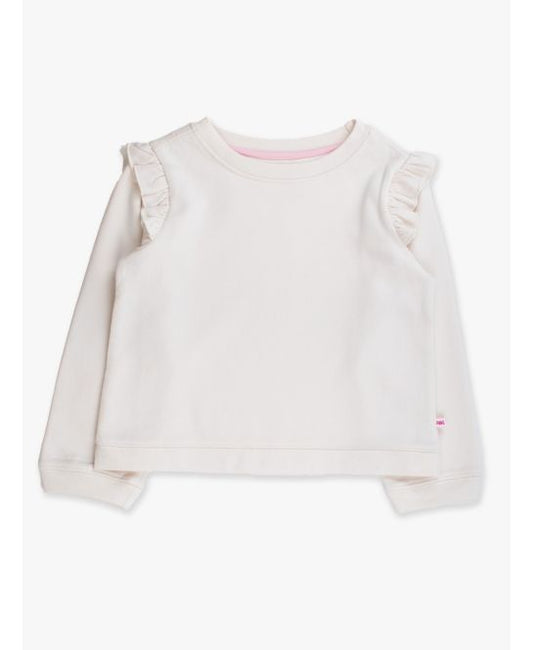 Ivory Flutter Sweatshirt - Doodlebug's Children's Boutique