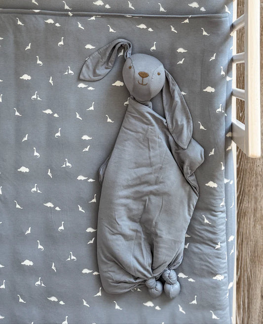 Bunny Lovey Baby Blanket in Dusky