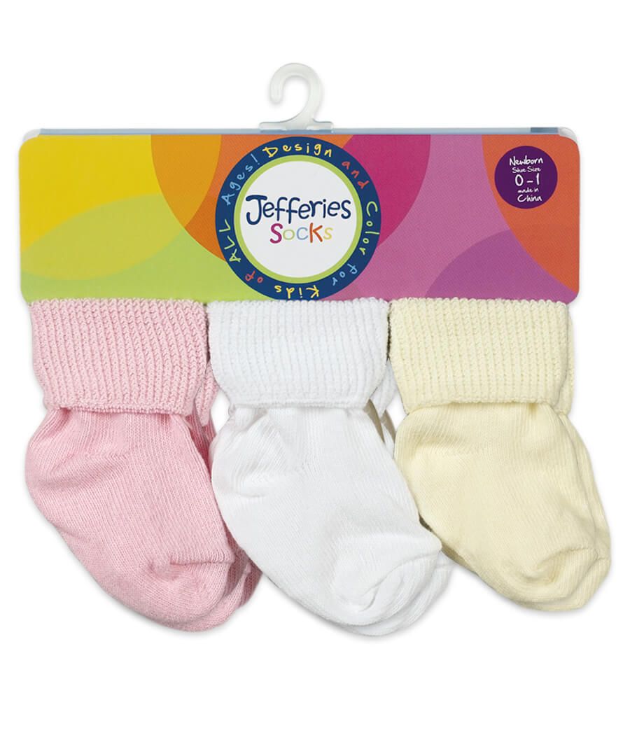 Girl Classic Turn Cuff Bootie Socks 6 Pack - Doodlebug's Children's Boutique