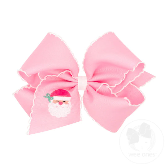 Pink Santa Moonstitch King Bow - Doodlebug's Children's Boutique