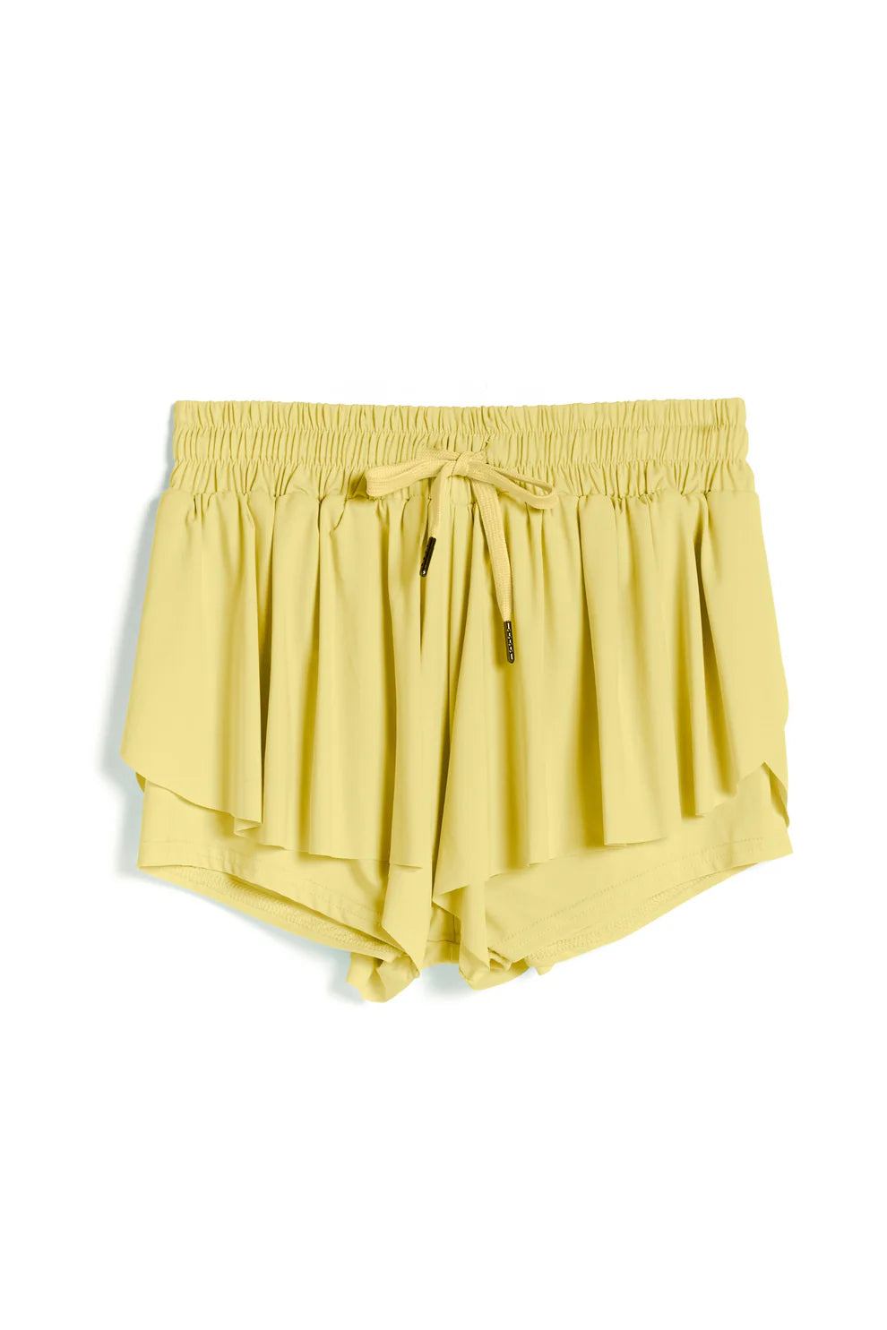 Butterfly Shorts in Banana - Doodlebug's Children's Boutique