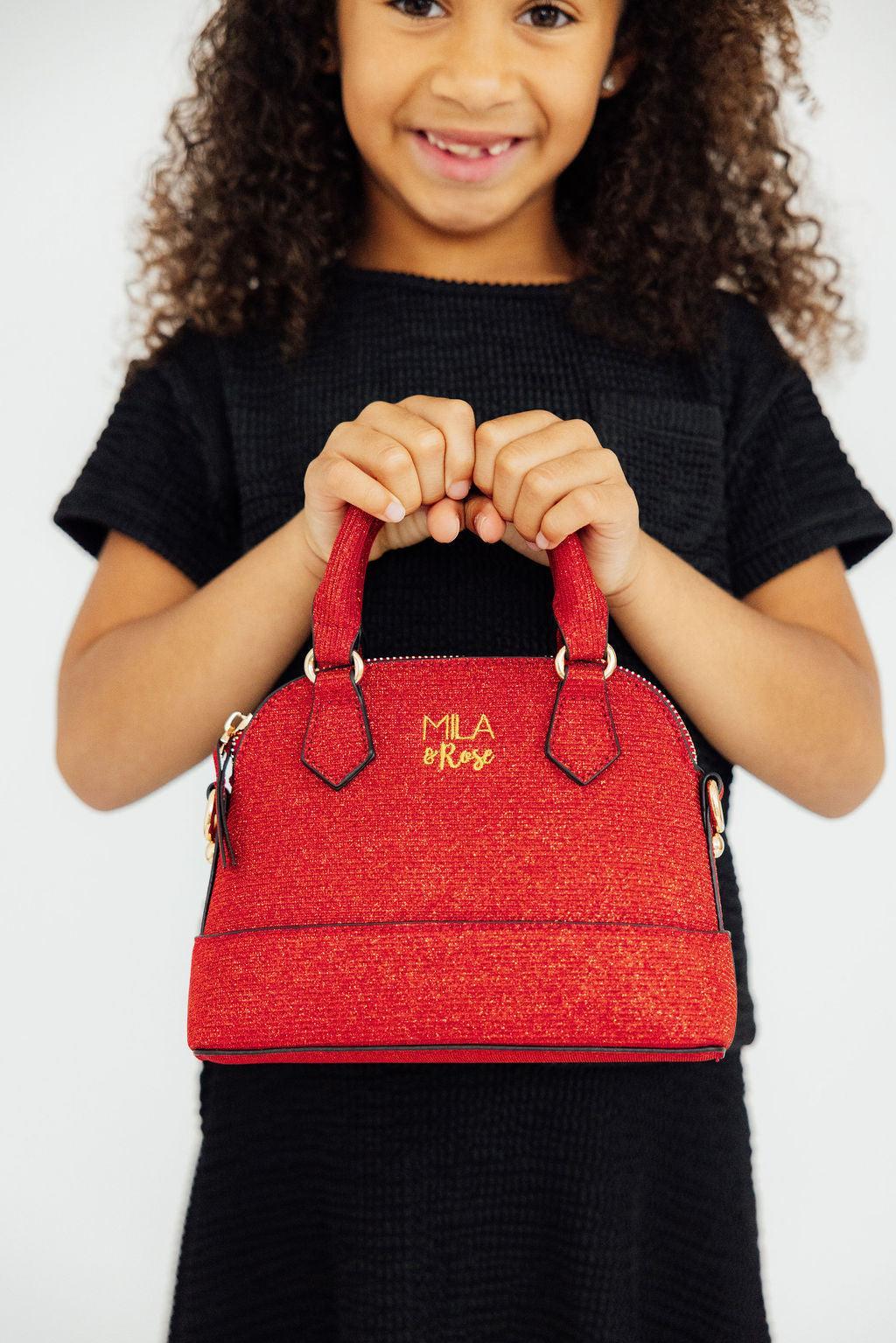 Red Shimmer Purse - Doodlebug's Children's Boutique