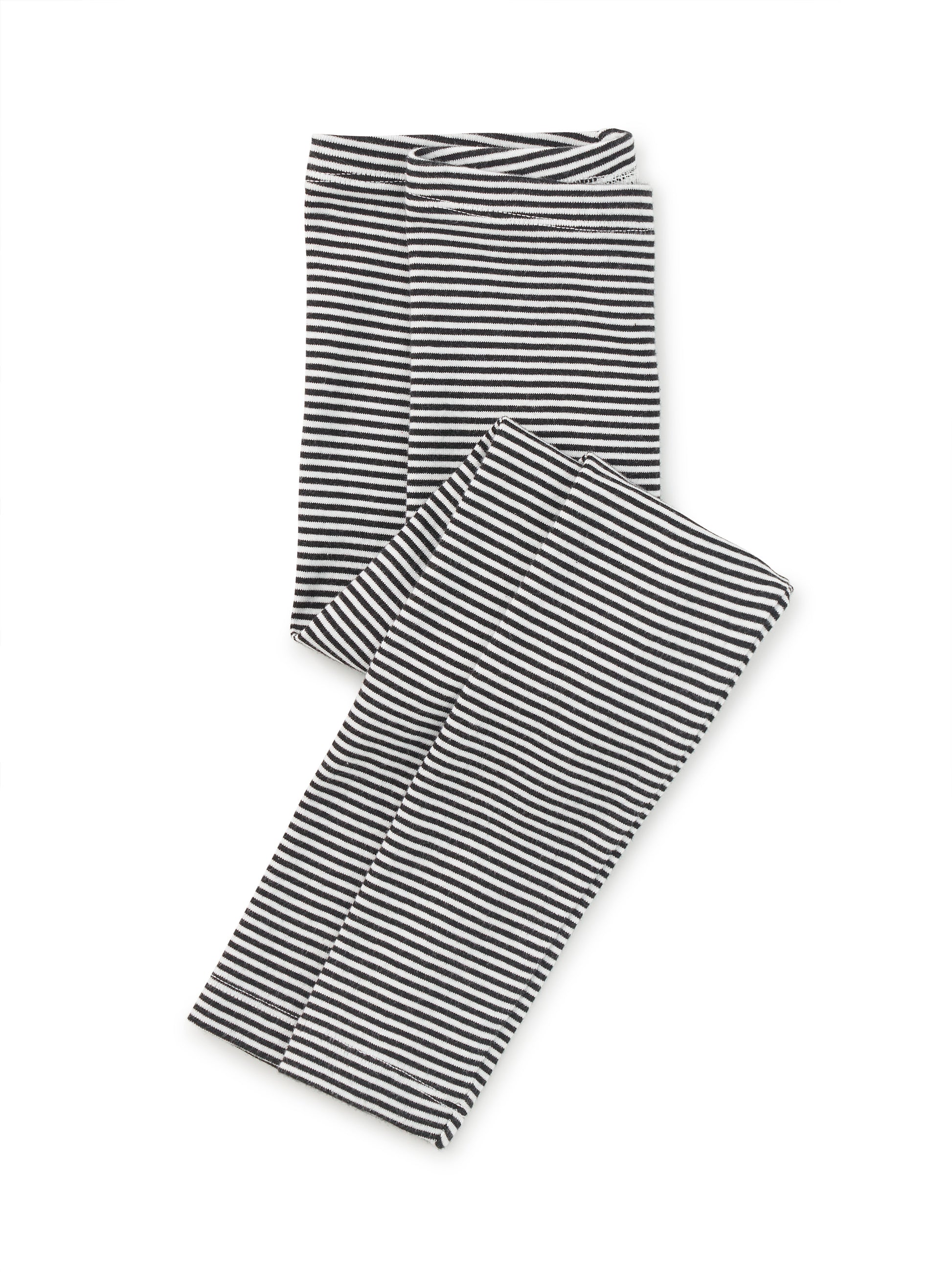 Striped Leggings in Jet Black - Doodlebug's Children's Boutique