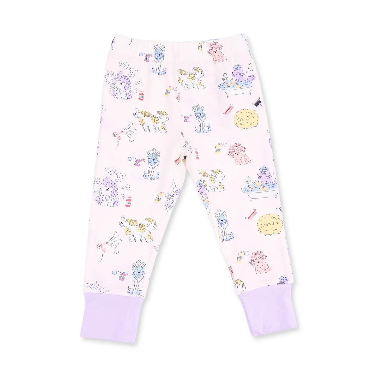 Spa Dogs Short Sleeve Loungewear Set - Doodlebug's Children's Boutique