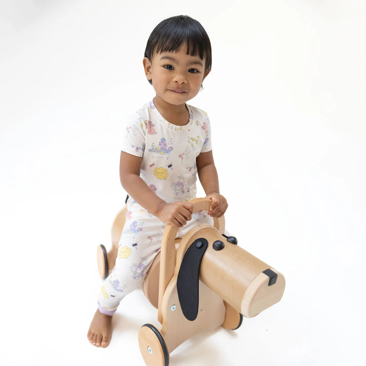Spa Dogs Short Sleeve Loungewear Set - Doodlebug's Children's Boutique