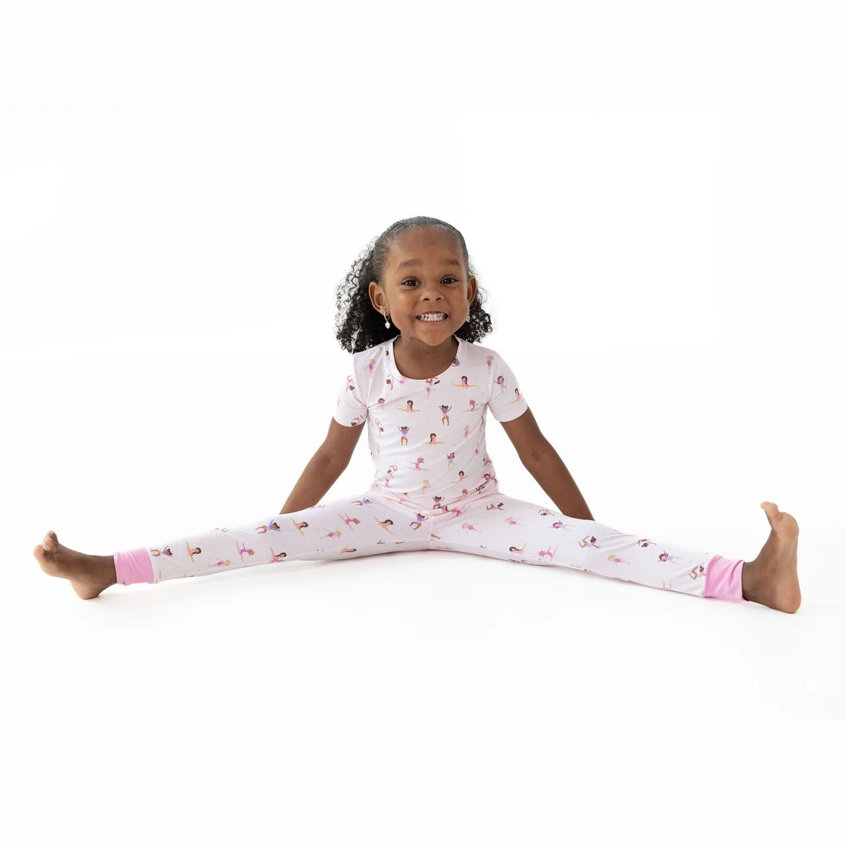 Tiny Tumblers Short Sleeve Loungewear Set - Doodlebug's Children's Boutique