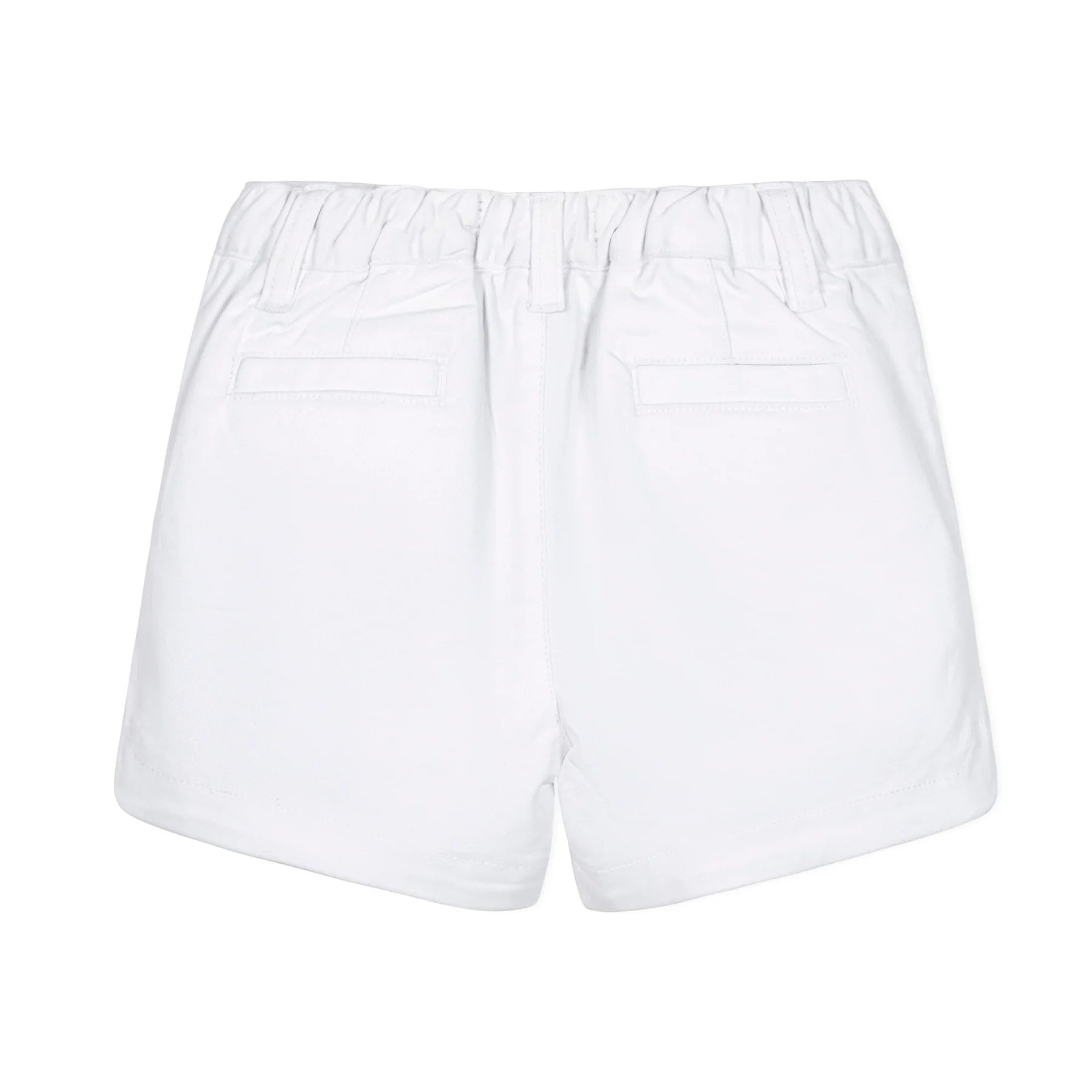 White Organic Stretch Chino Short - Doodlebug's Children's Boutique