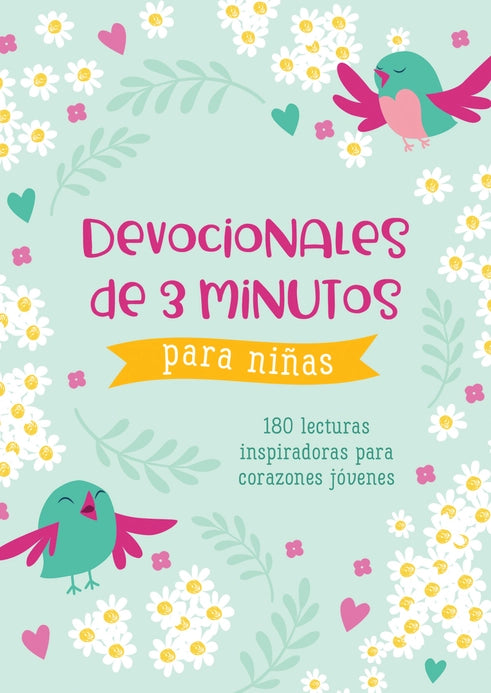 Devocionales De 3 Minutos Para Niñas Libro (Spanish Book)  - Doodlebug's Children's Boutique