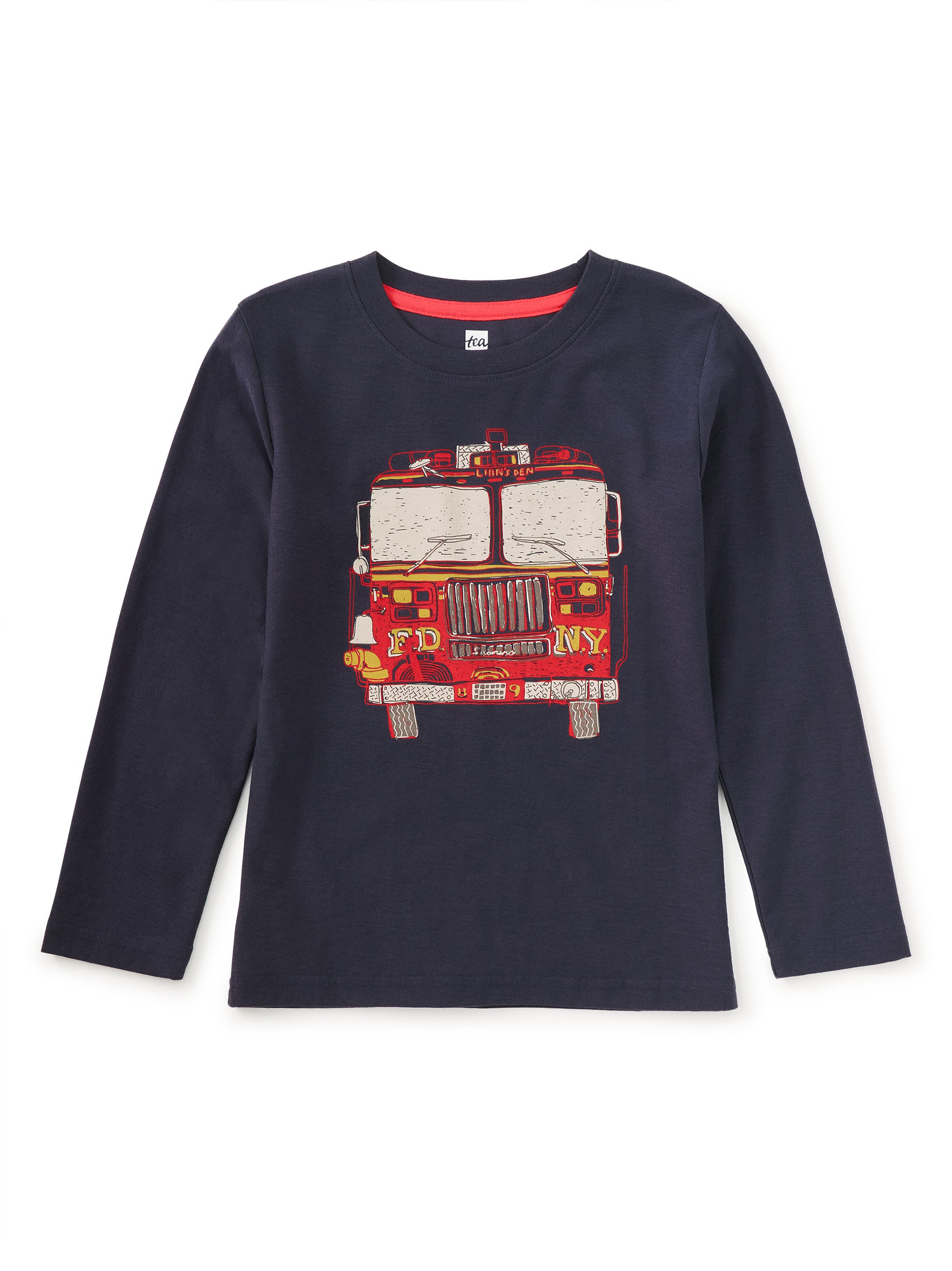 Fire Truck Double Sided Tee - Doodlebug's Children's Boutique