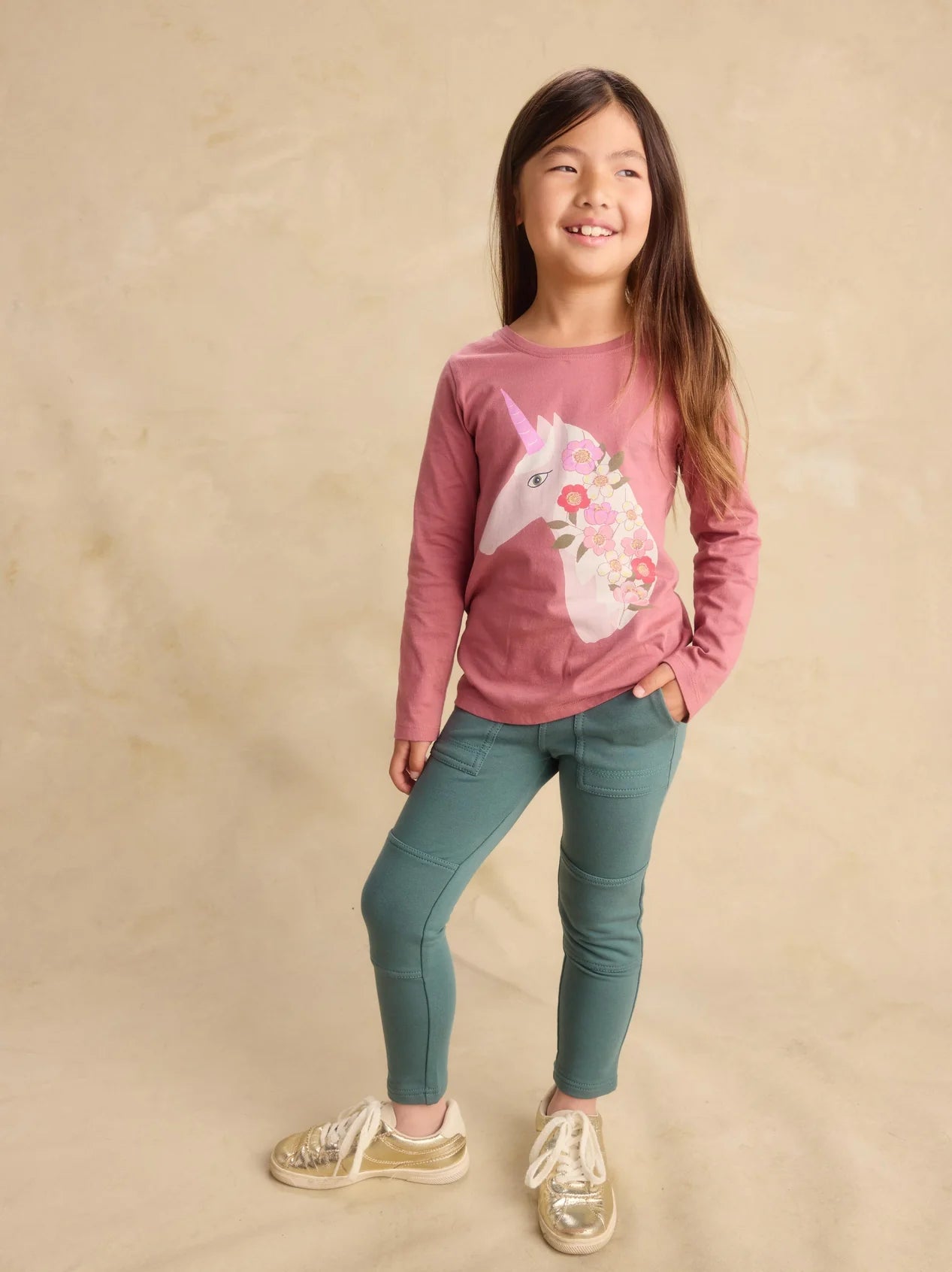 Floral Unicorn Graphic Tee