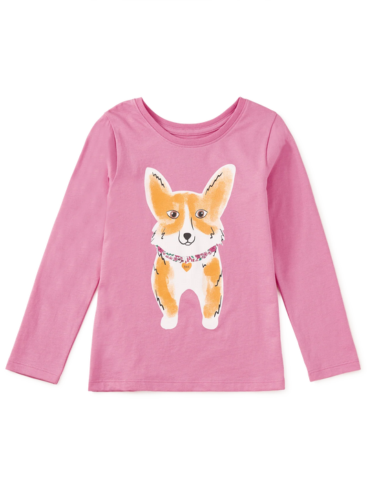 Corgi Love Double-Sided Tee - Doodlebug's Children's Boutique