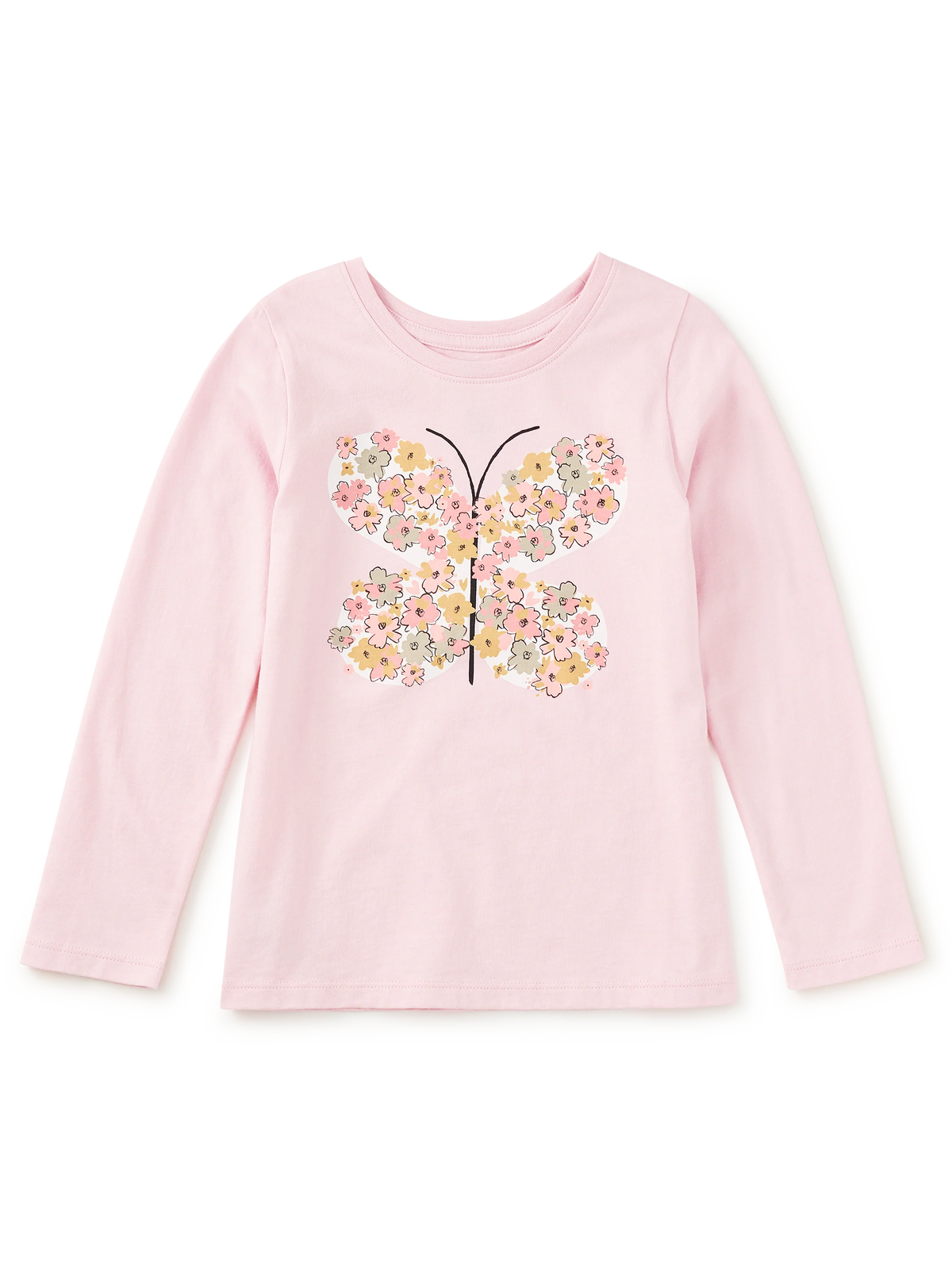 Tea Rose Butterfly Graphic Tee