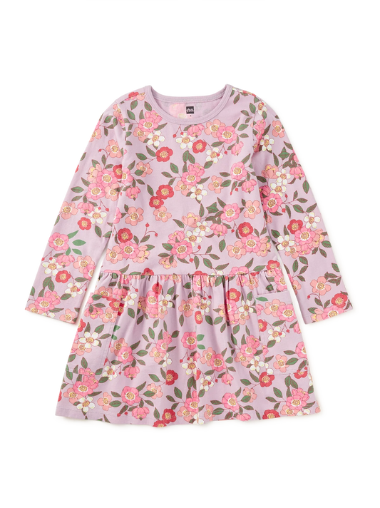 Rosa Canina Long Sleeve Pocket Dress - Doodlebug's Children's Boutique
