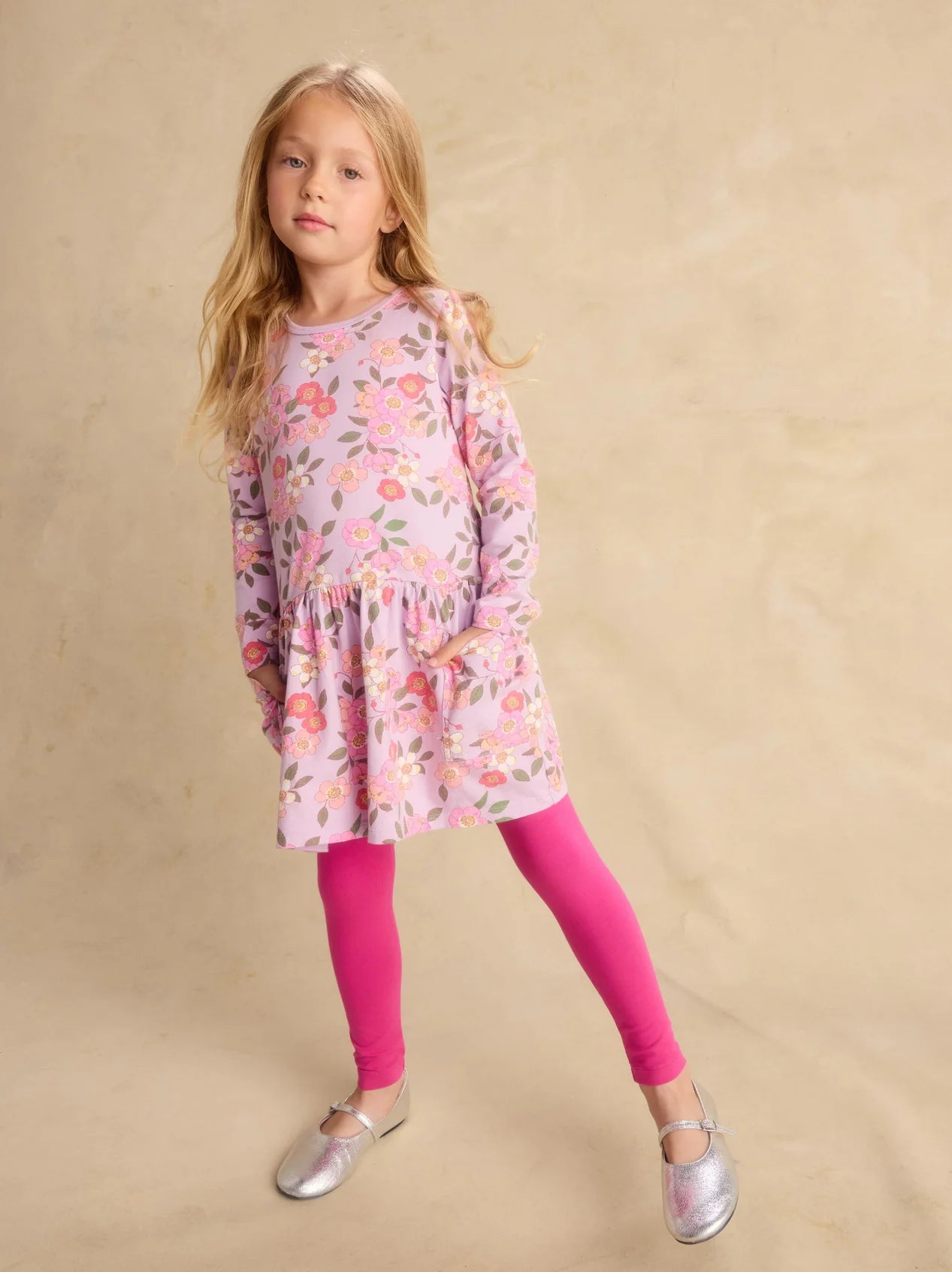 Rosa Canina Long Sleeve Pocket Dress
