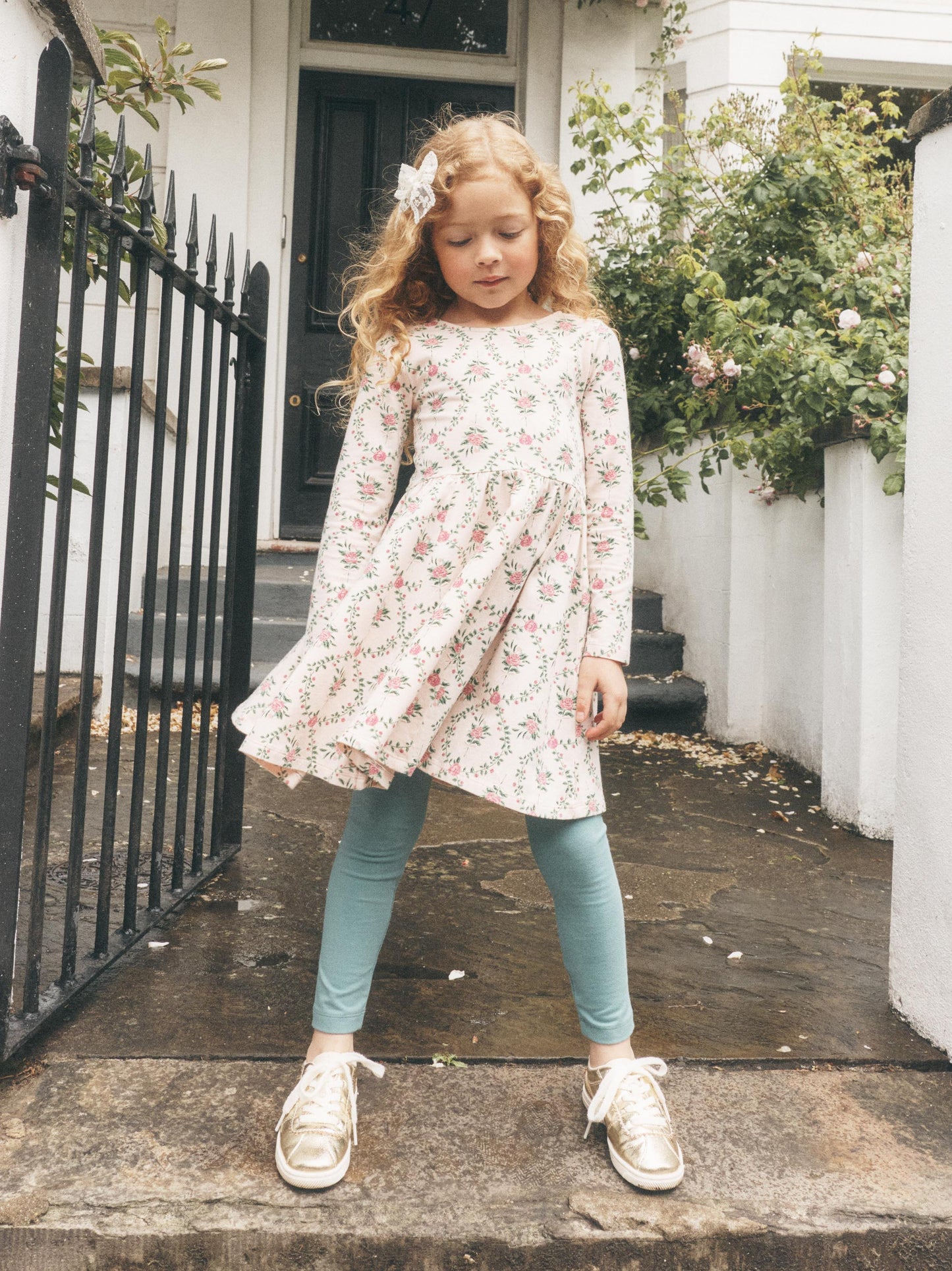 Wallpaper Floral Ballet Dress - Doodlebug's Children's Boutique