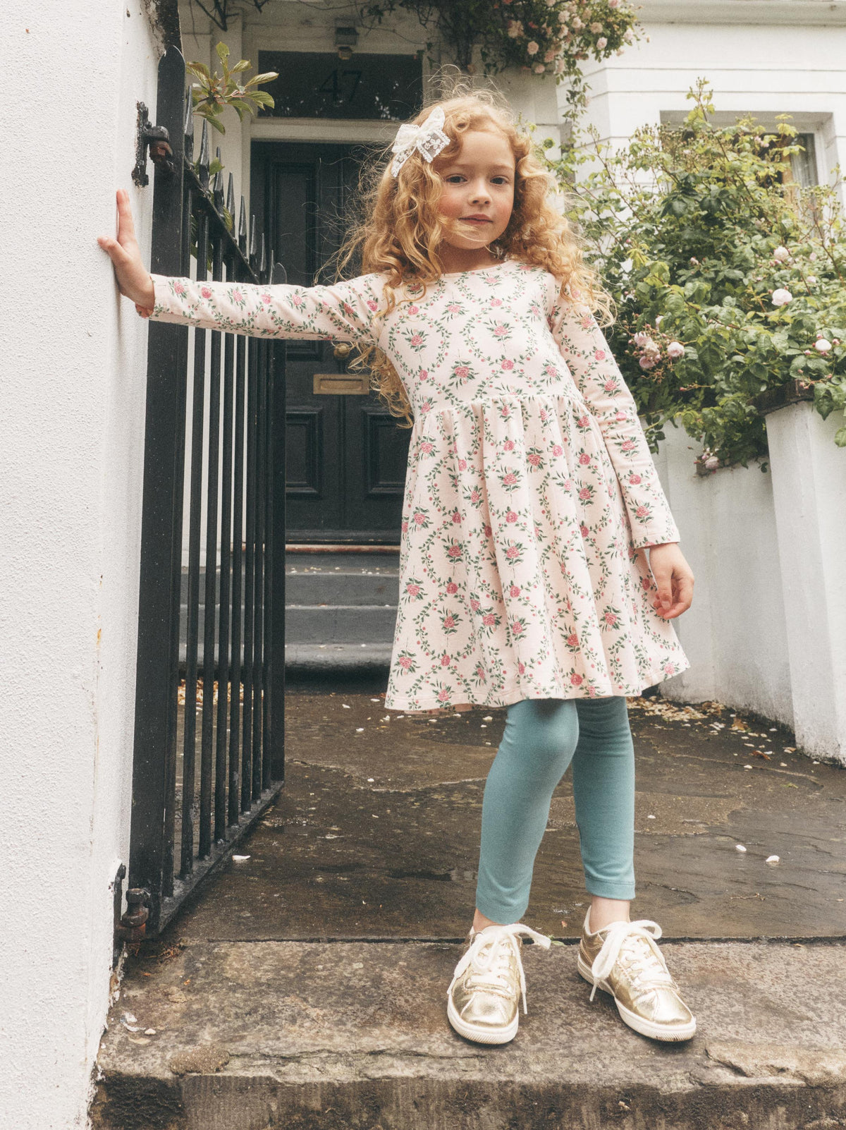 Wallpaper Floral Ballet Dress - Doodlebug's Children's Boutique