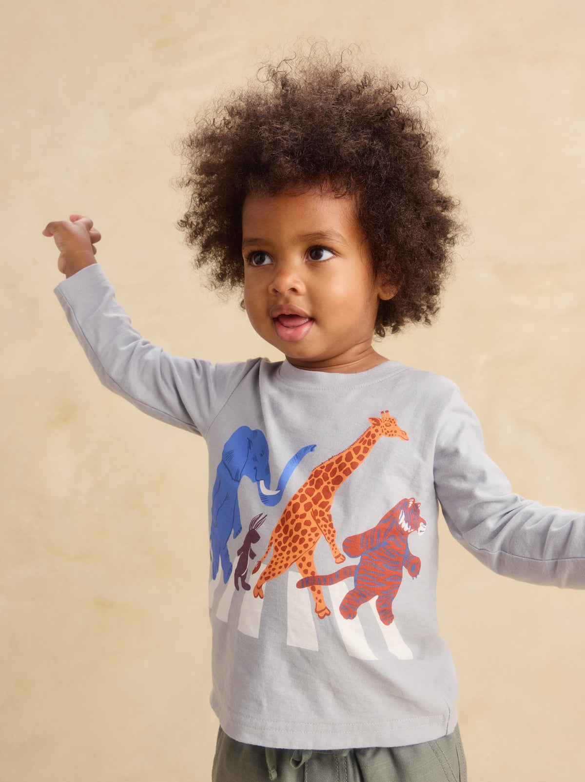 Abbey Road Animals Long Sleeve Tee