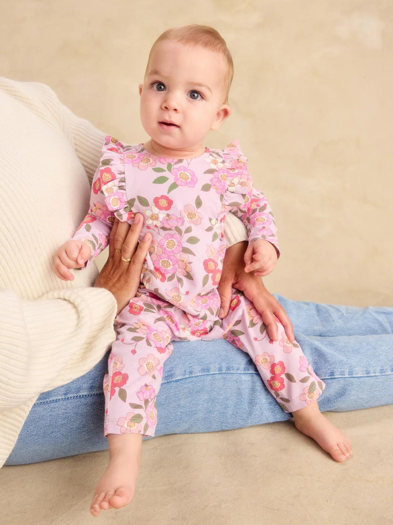 Rosa Canina Ruffle Shoulder Romper