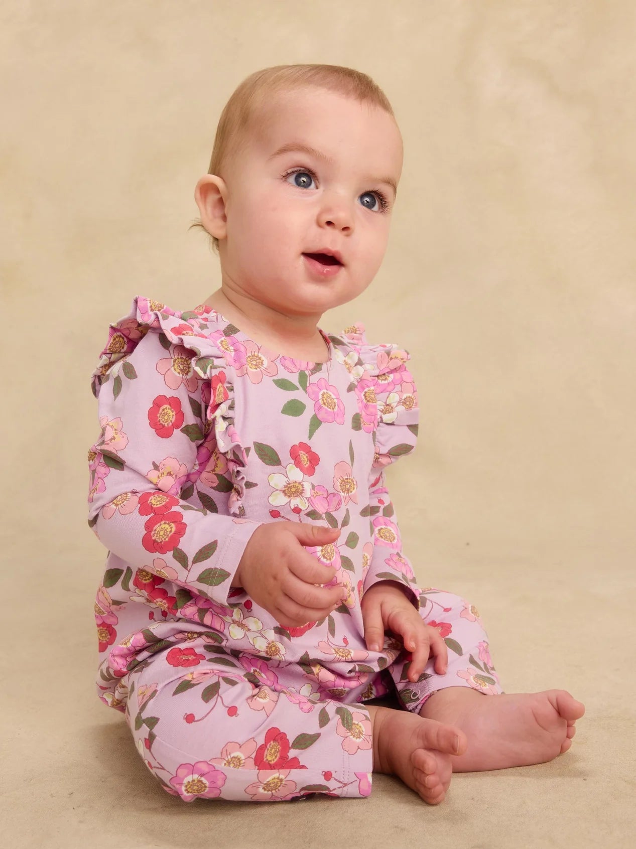 Rosa Canina Ruffle Shoulder Romper