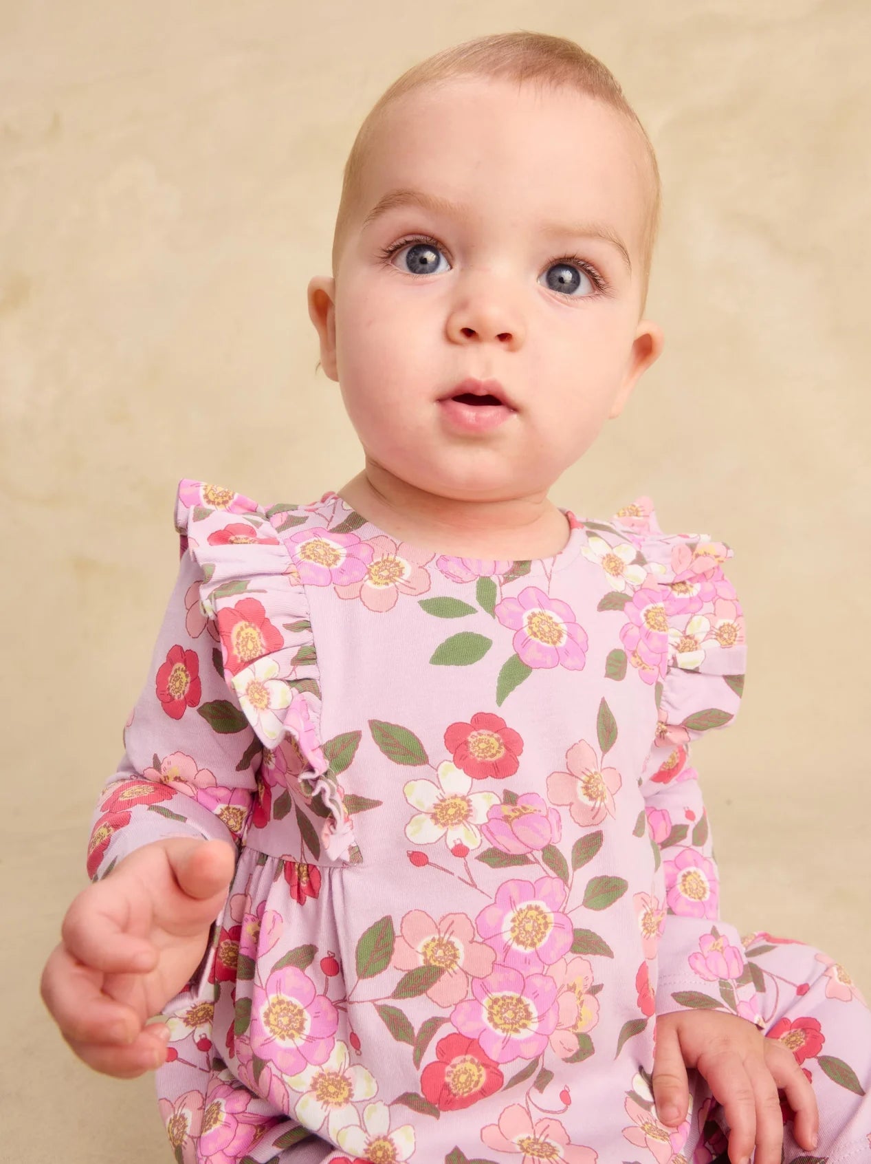 Rosa Canina Ruffle Shoulder Romper